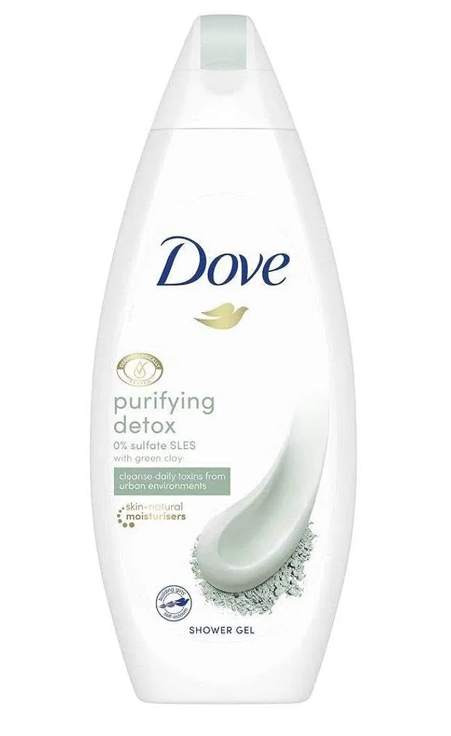 Гель для душа очищающий с зеленой глиной Dove, 6 x 250 мл