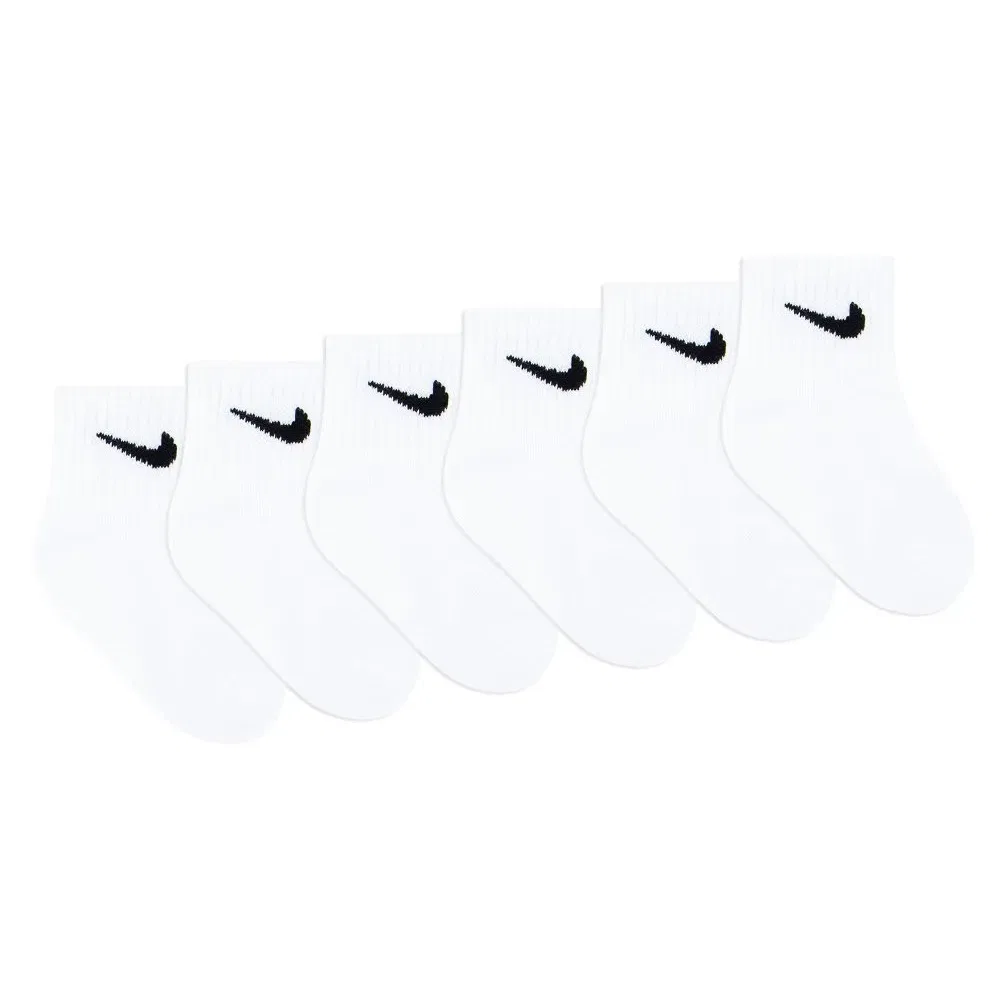 Носки Nike Swoosh Ankle, 6 пар, белый — фото 2