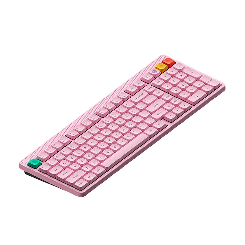 

Беспроводная механическая клавиатура NuPhy Node100, Red nano Switch, розовый, английская раскладка