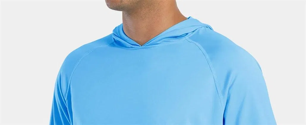 Мужская солнцезащитная футболка с капюшоном Rash Guard, 32 — фото 3