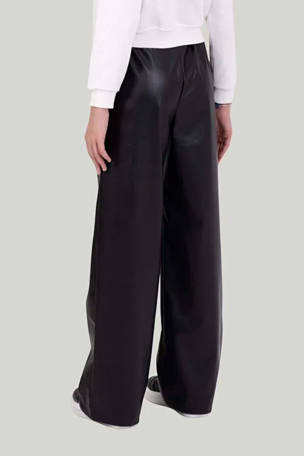 Детские брюки для девочек широкие Ww Waka Waka Kids Store, Black — фото 3