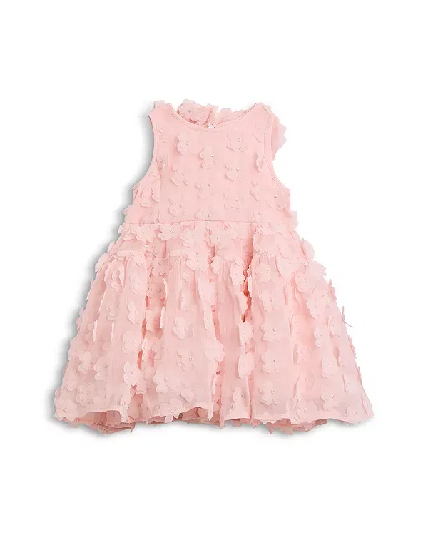 Детское платье для девочек с принтом Gracie Mini Dress Bardot, Soft Pink