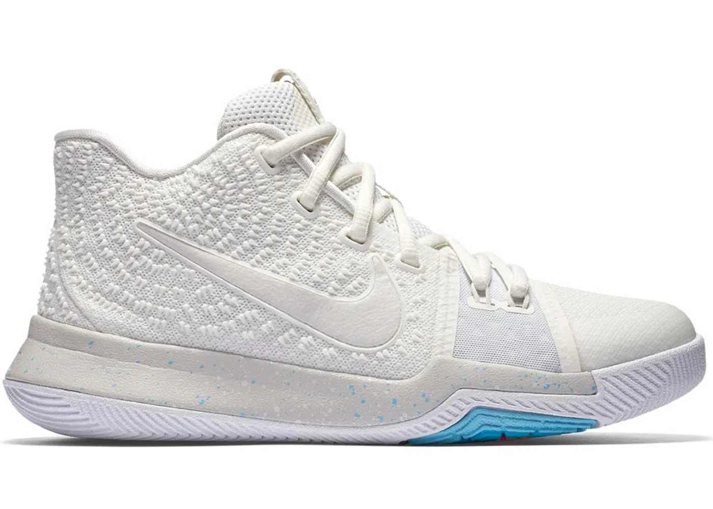 Детские кроссовки для мальчиков баскетбольные Nike Kyrie 3, Ivory/Pale Grey-Light Bone