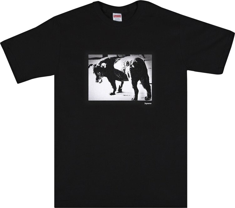 

Футболка Supreme Daid_ Moriyama Dog Tee 'Black', черный