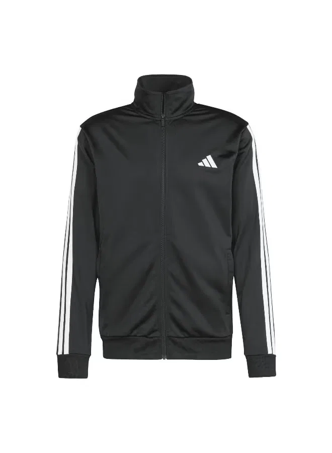 Костюм спортивный мужской с тремя полосками Adidas, черный