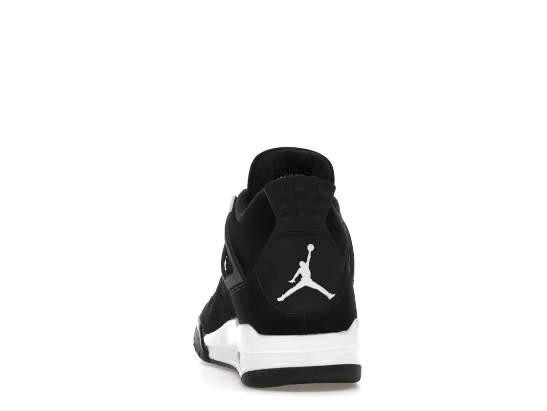 Детские кроссовки Lifestyle с длинным рукавом Jordan 4 Retro Jordan, Black/White/Black — фото 4