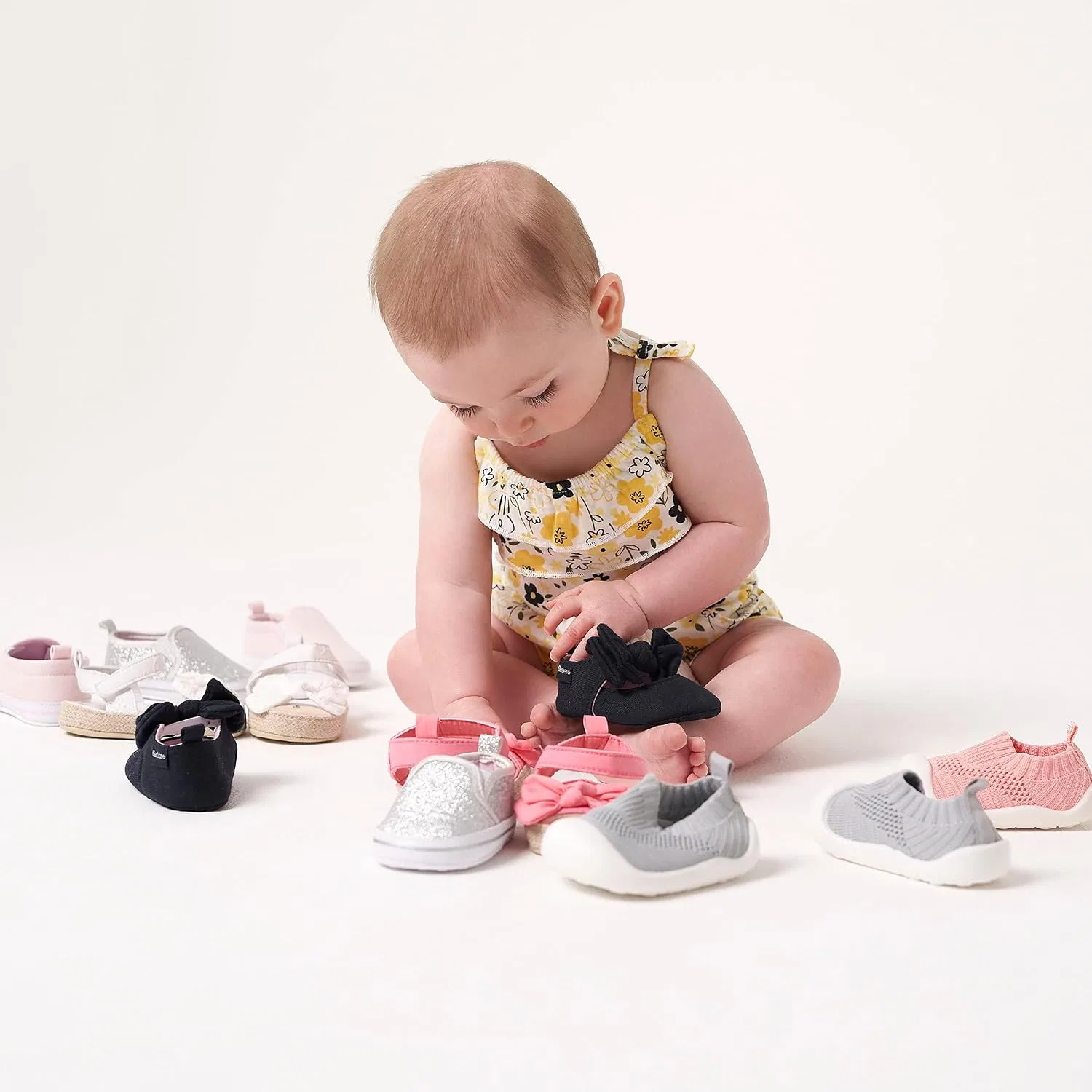 Детские туфли Мэри Джейн для девочек Gerber, Black Bow — фото 2