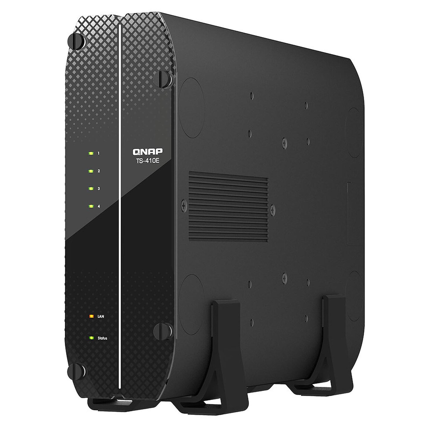 

Сетевое хранилище QNAP TS-410E, 4 отсека, 8Гб DDR4, без дисков, черный