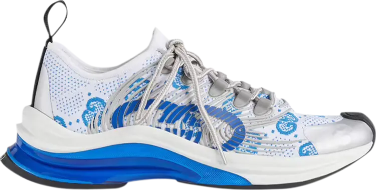 Кроссовки Gucci Wmns Run Sneaker White Blue, белый