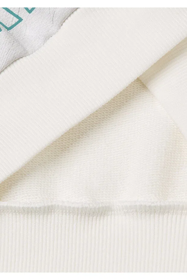 Детские свитшот для мальчиков с принтом United Colors Of Benetton, White — фото 3