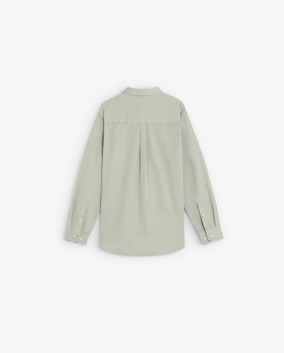 

Детская рубашка прямого кроя однотонная Scalpers, зеленый