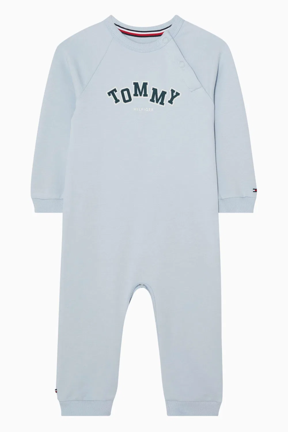 Боди-комбинезон хлопковый с логотипом Tommy Hilfiger