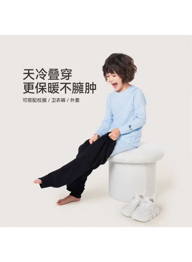 Комплект пижамы с эффектом двухстороннего ношения, модель Super Stretch Fit, Long Time Companion, голубой — фото 4