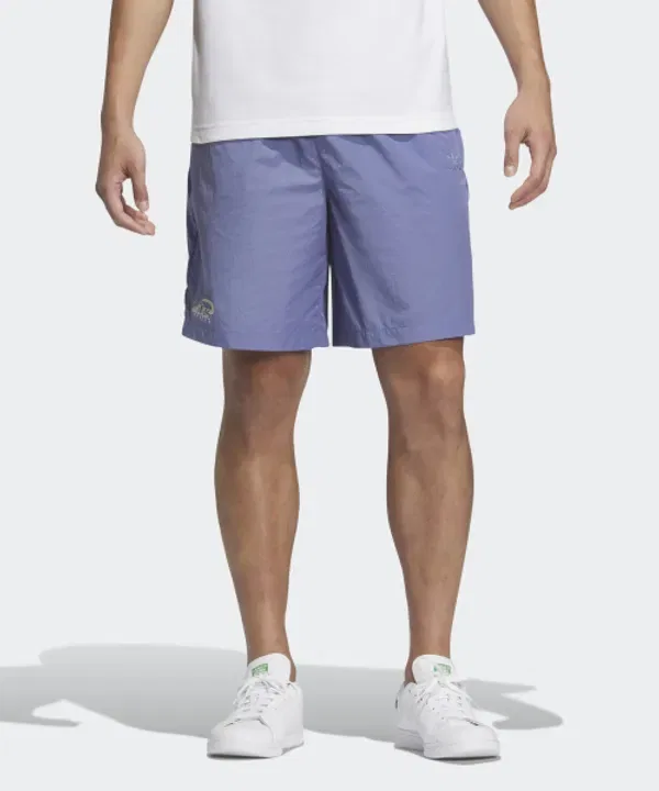 Шорты тканые, Adidas, синий