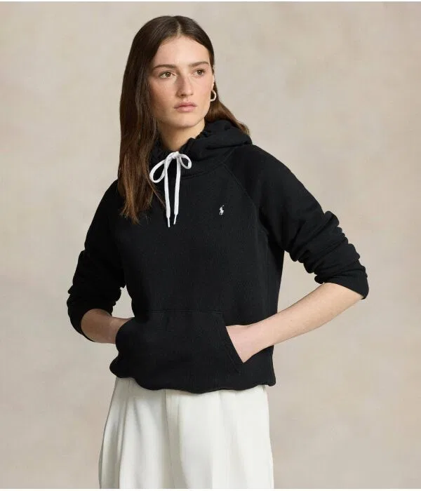 Женское худи с капюшоном Polo Ralph Lauren, черный