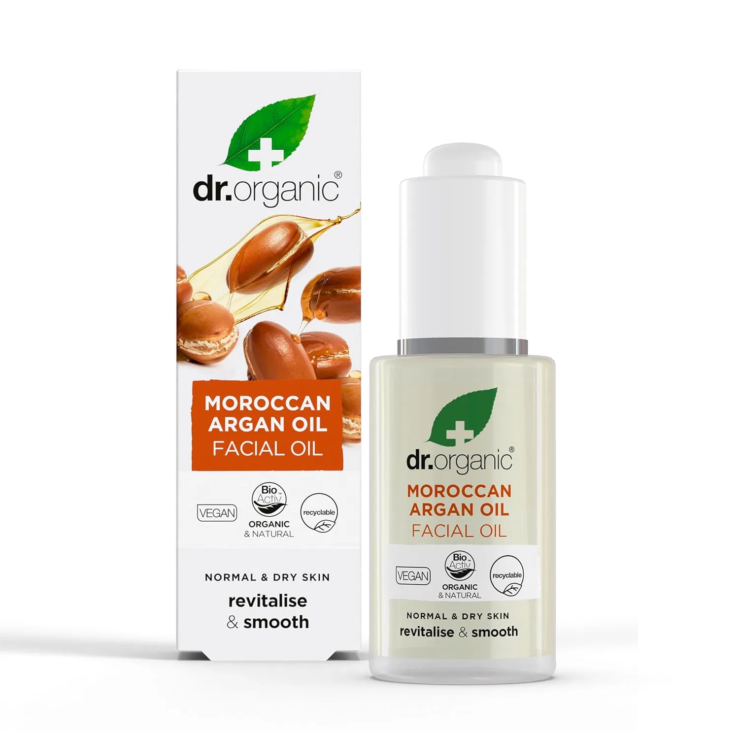 Сыворотка для лица аргановая Dr. Organic, 30 мл