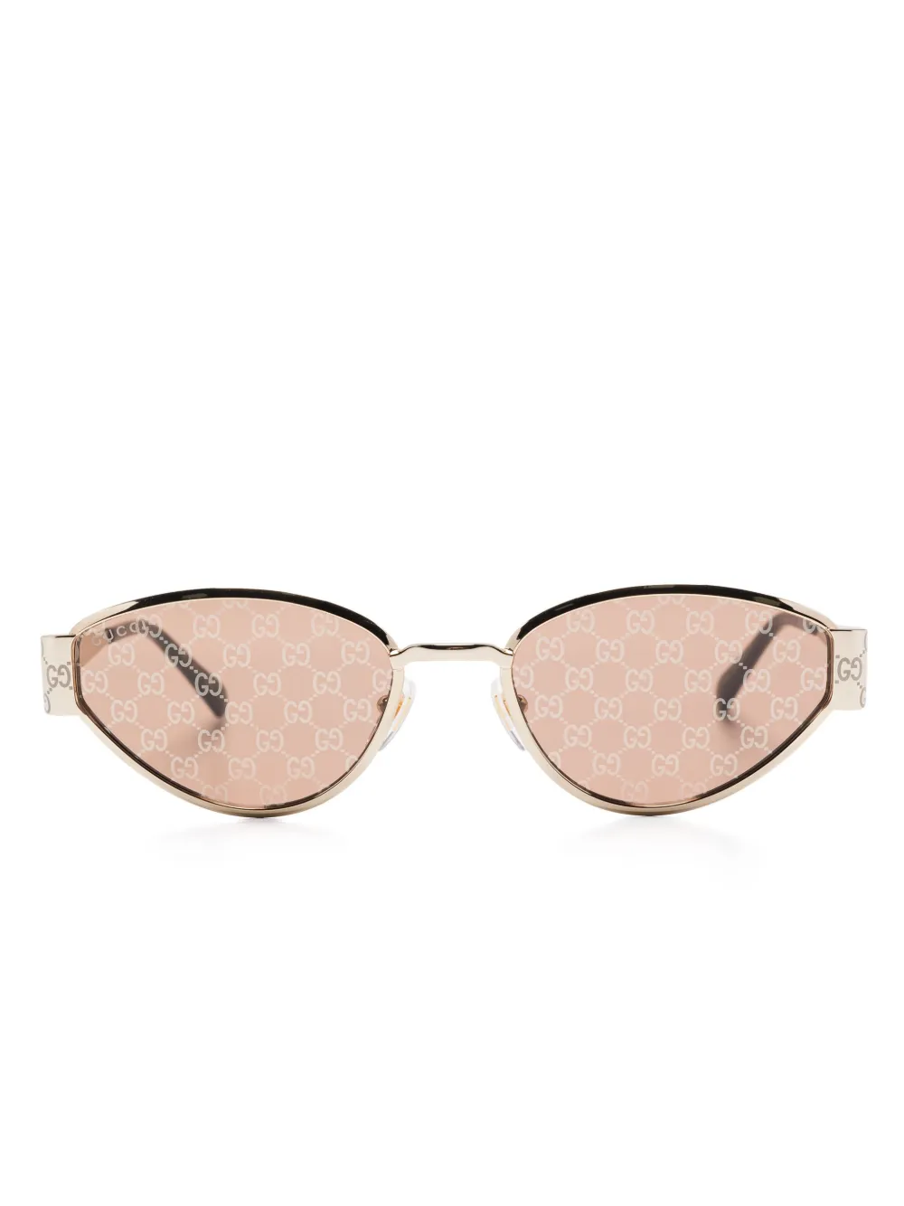 

Солнцезащитные очки с логотипом GG Gucci Eyewear, золотой