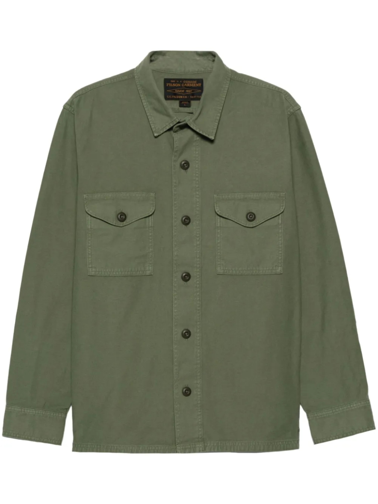 

Filson рубашка Field Jac, зеленый