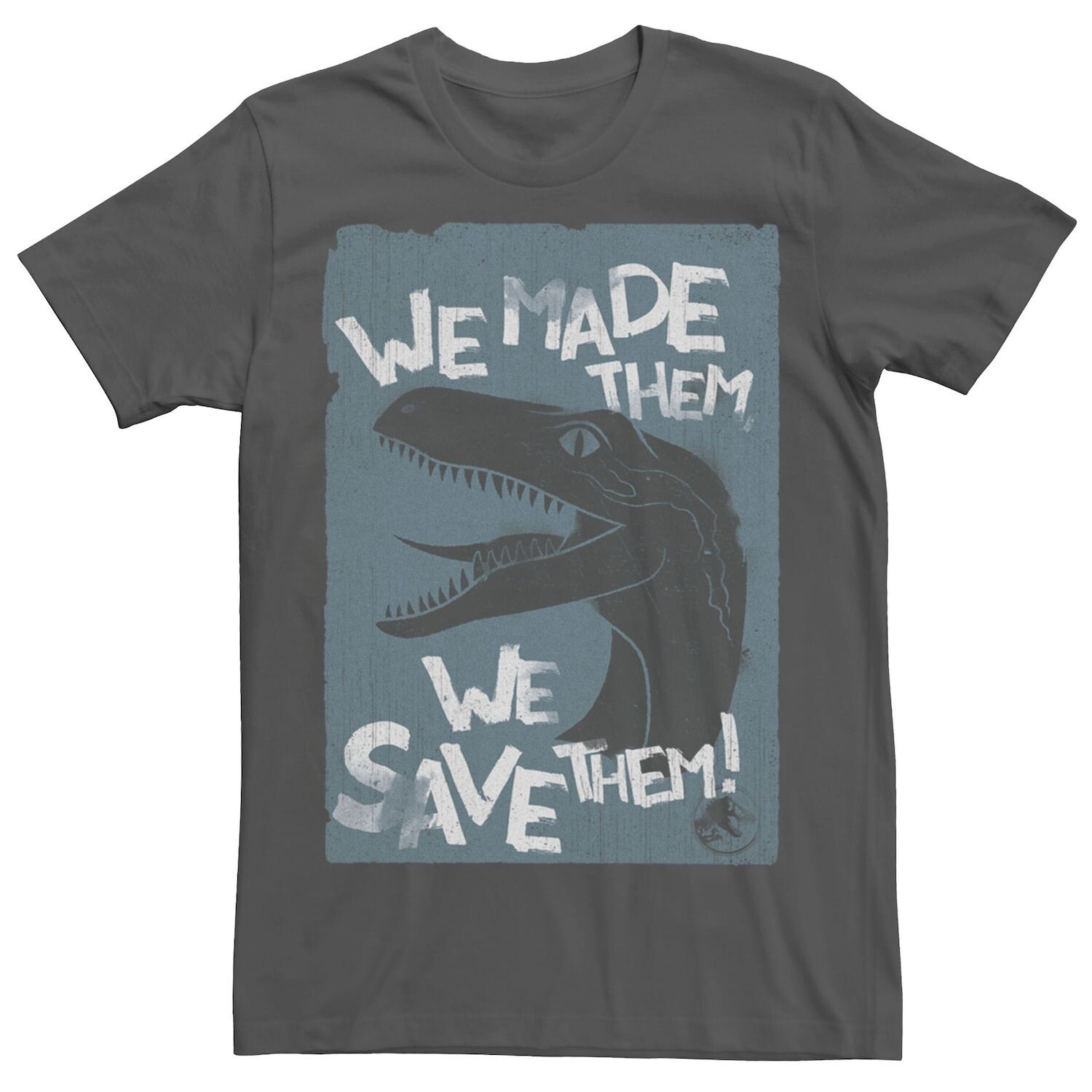 

Мужская футболка Jurassic World Two We Made Them We Save Them Licensed Character