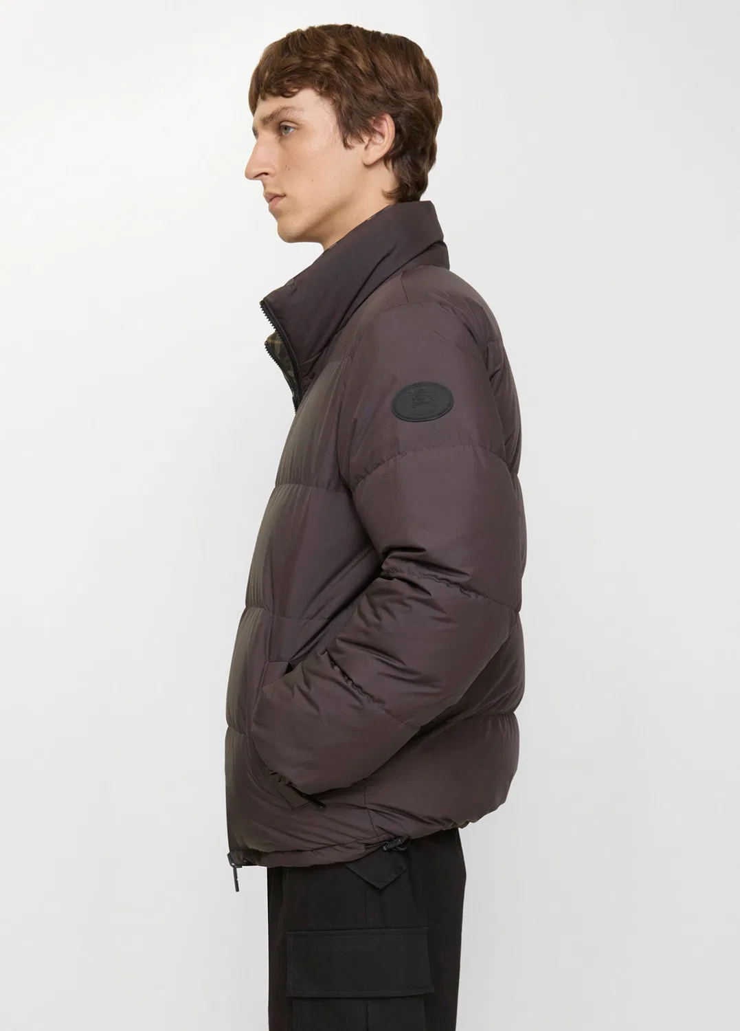 Пальто Burberry Snowdon Check, коричневый — фото 3