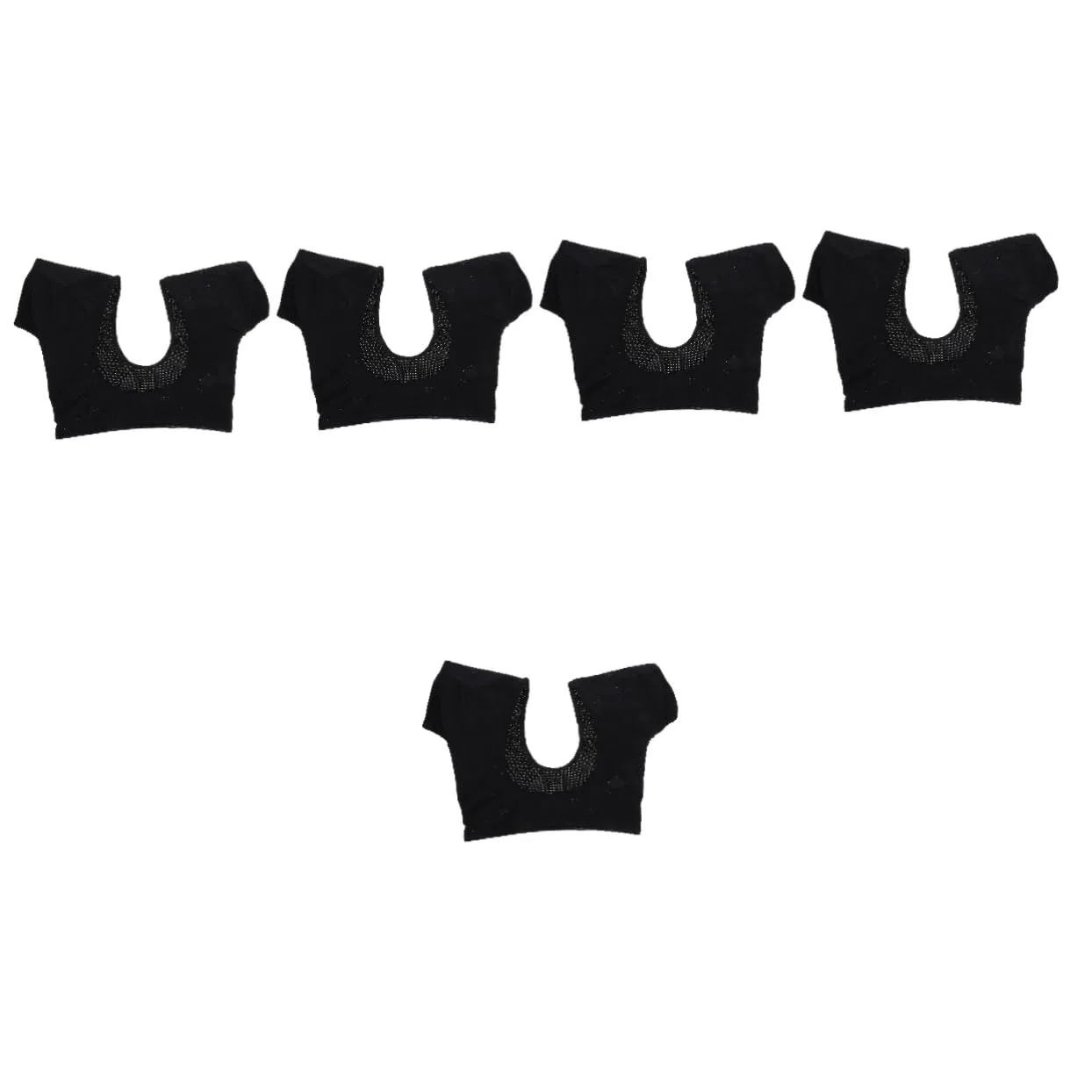 Подмышечная вставка Baluue, дышащая, полиэстер, 5 шт, Black