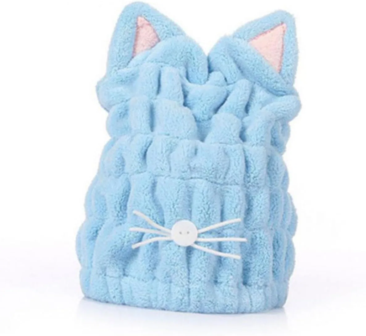 Шапочка для душа MAGICLULU Coral Fleece, 2 шт, 27x23x2 см