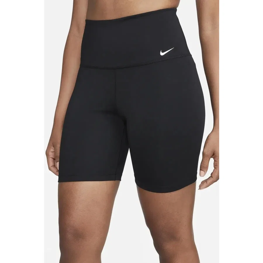 Шорты-легинсы Nike Dri-FIT One с высокой посадкой, 2 кармана, 18 см, Черный