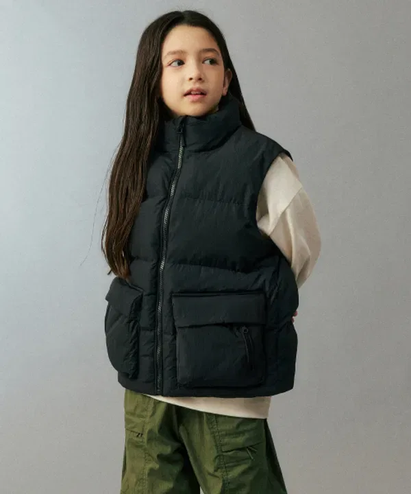 Жилет утепленный, Musinsa Standard Kids, черный