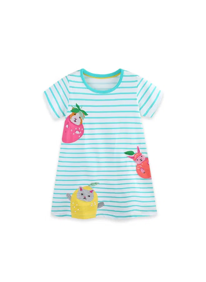 Платье с принтом полоска детское Aosta Betty Store
