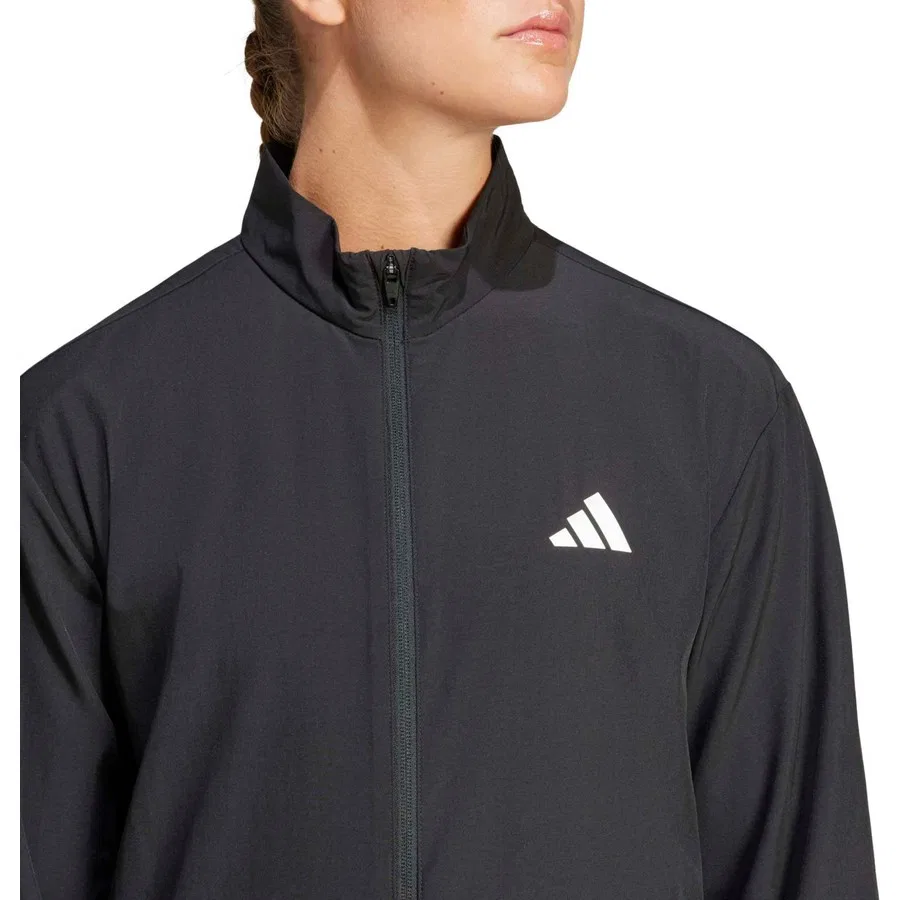 Спортивная куртка с длинным рукавом adidas Performance JD6539 Train Essentials 3-Stripes Woven Warm-Up Jacket, Черно-белый — фото 4