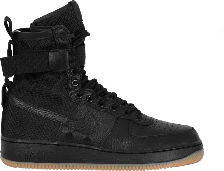 

Кроссовки Nike SF Air Force 1 'Black Gum', черный