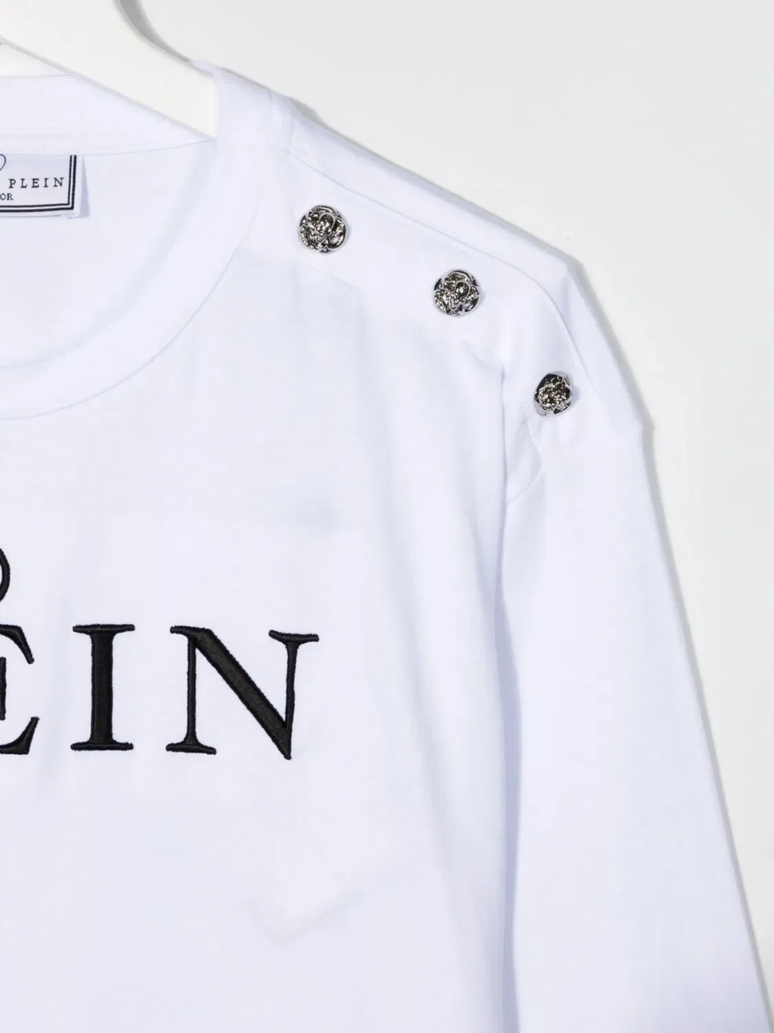 Футболка с логотипом на груди Philipp Plein, белый — фото 2