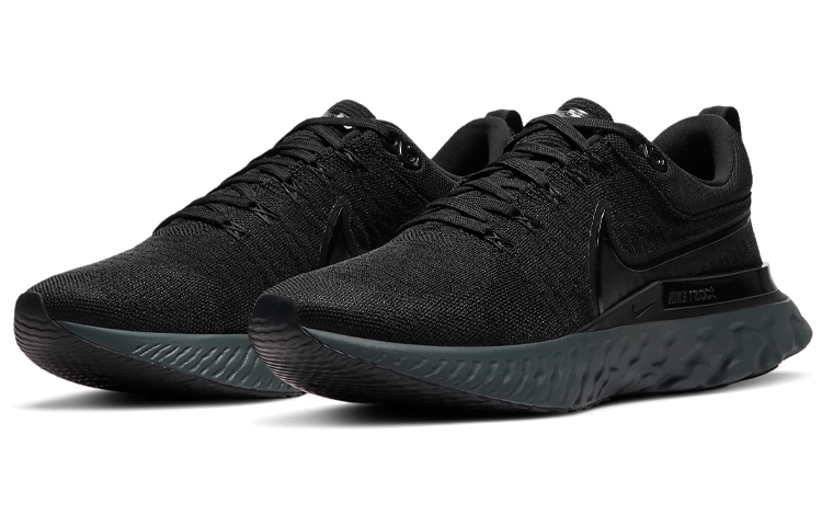 Кроссовки Nike React Infinity Run Flyknit 2, черный/серый — фото 3