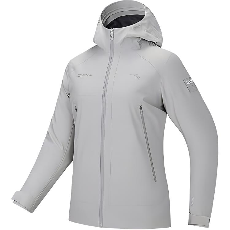 

ANTA Ветровка женская водоотталкивающая, Sand Dune Gray