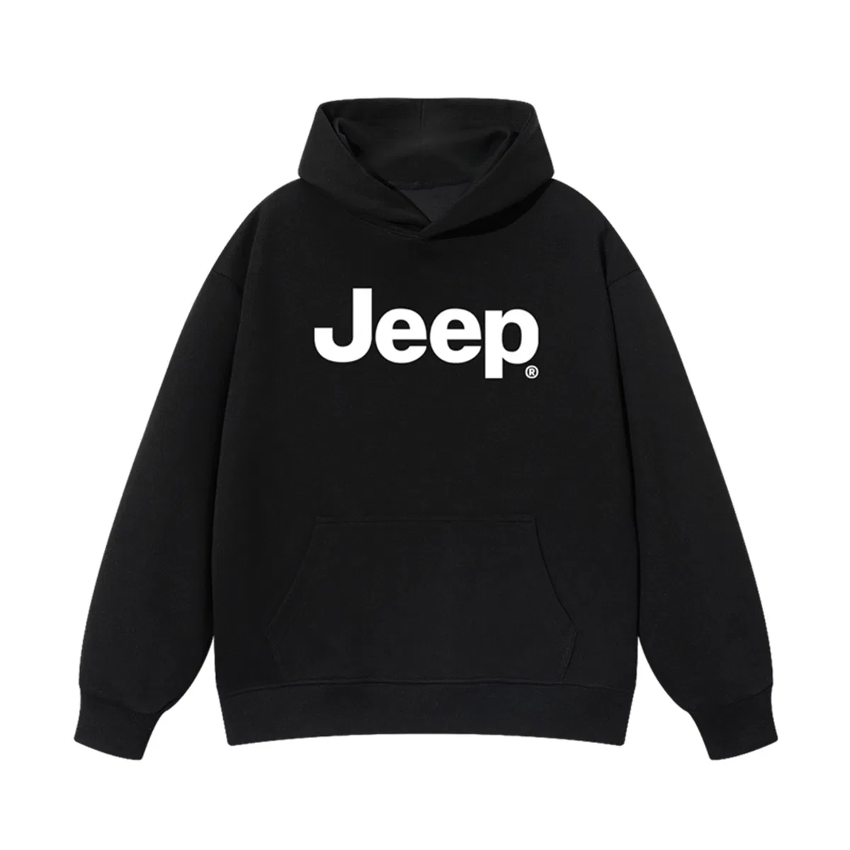 Детский свитшот с капюшоном на флисе Jeep, Black Fleece-Lined — фото 3