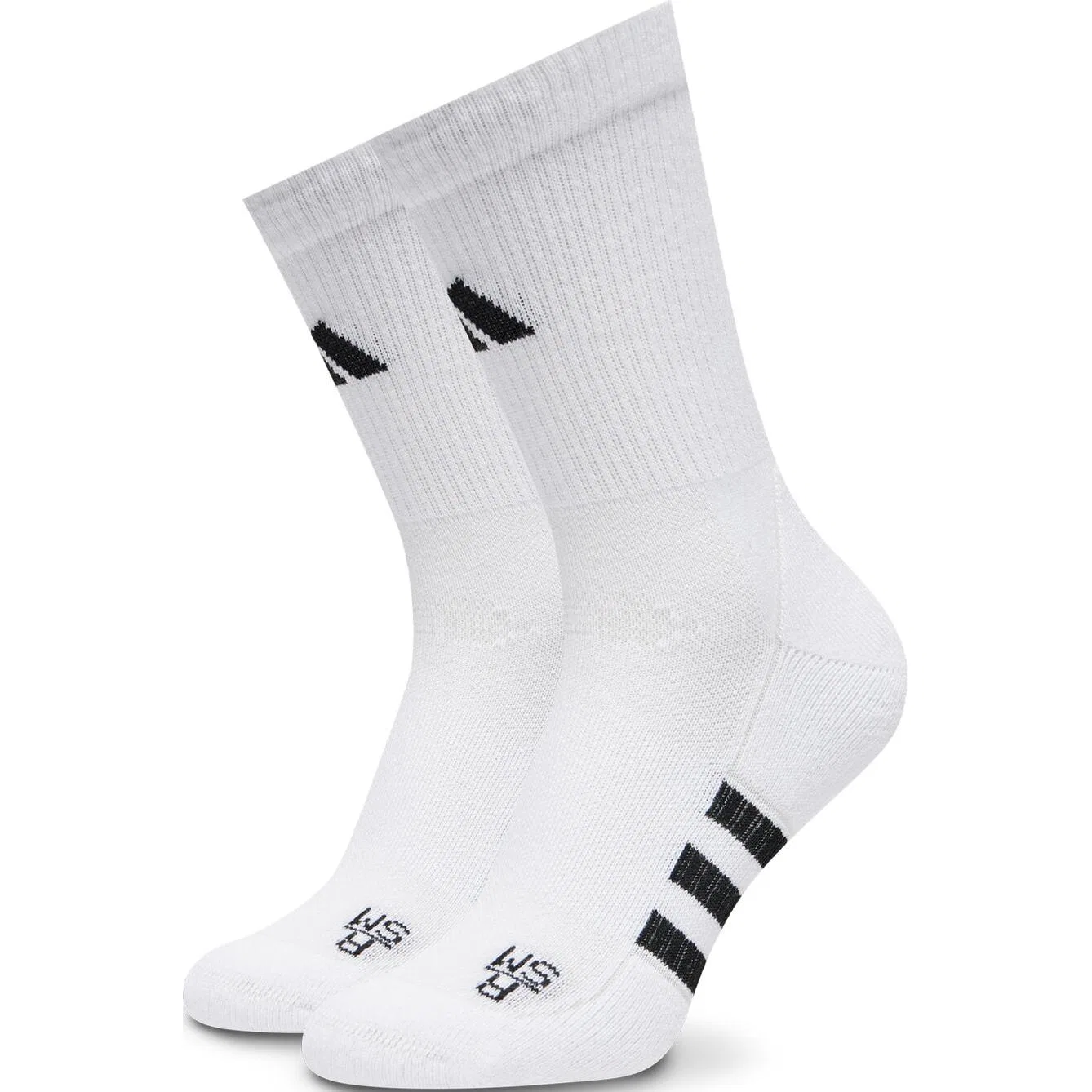 Мужские носки до колена с длинным голенищем, комплект из 3 пар, Adidas, White — фото 4