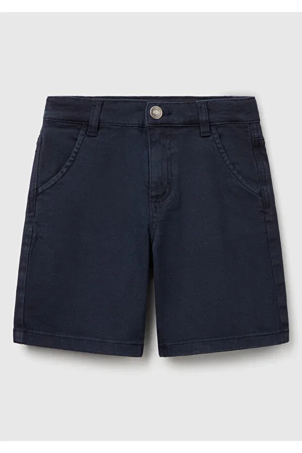 Детские шорты для мальчиков прямого кроя United Colors Of Benetton, Navy Blue