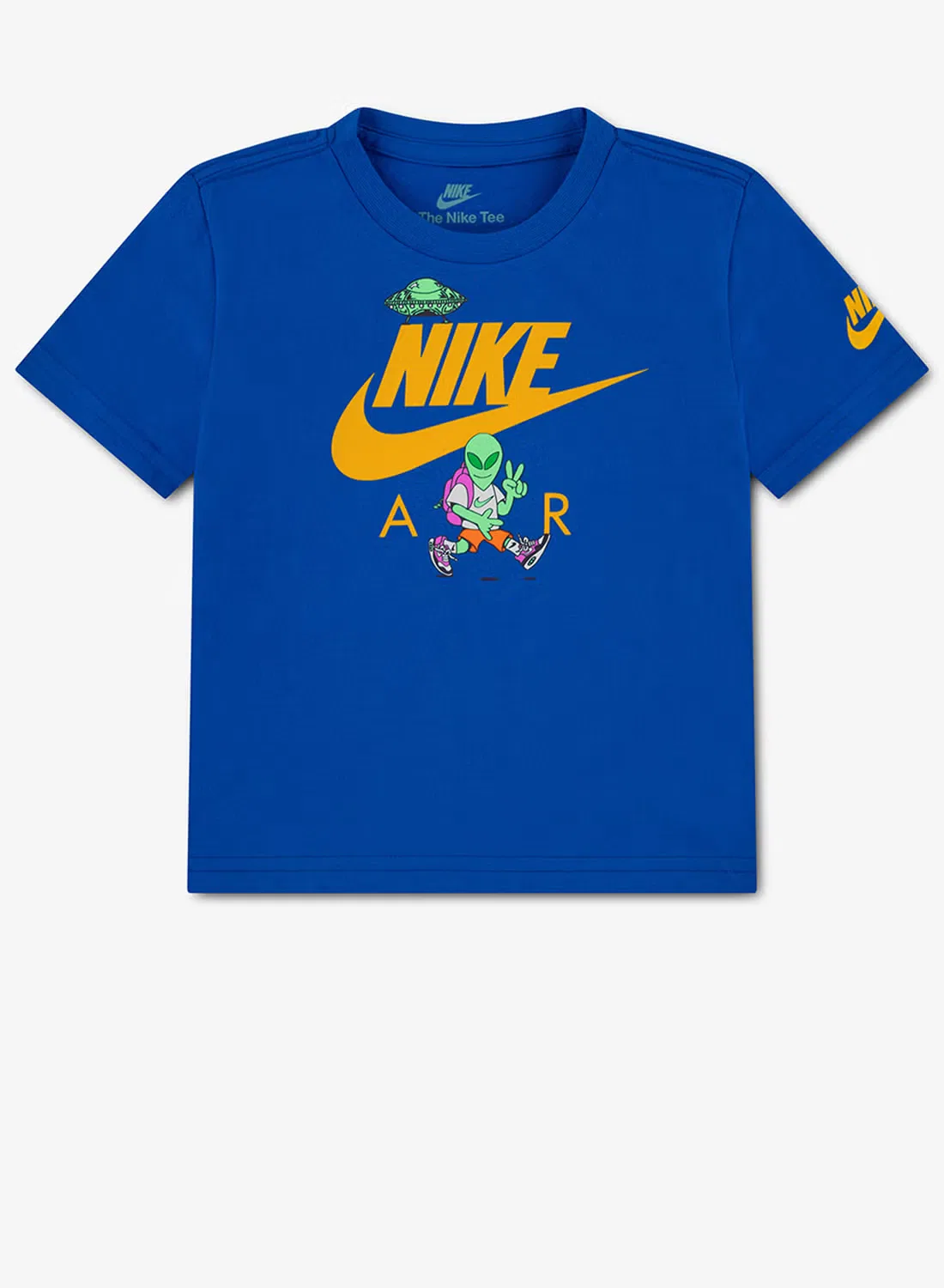 Футболка с принтом инопланетянина Nike, синий