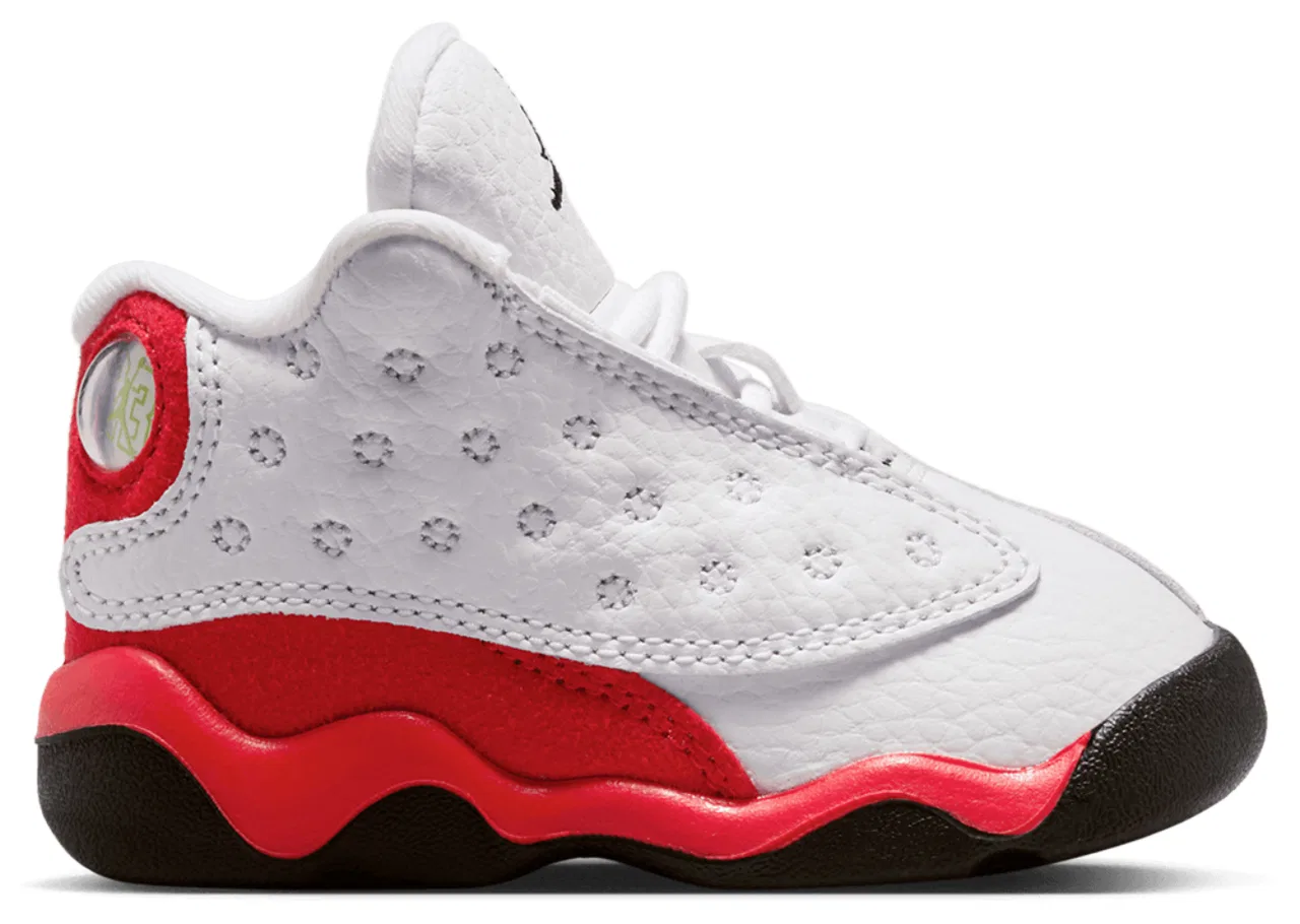 Баскетбольные кроссовки для мальчиков Retro 13 Jordan, цвет White/Black/True Red