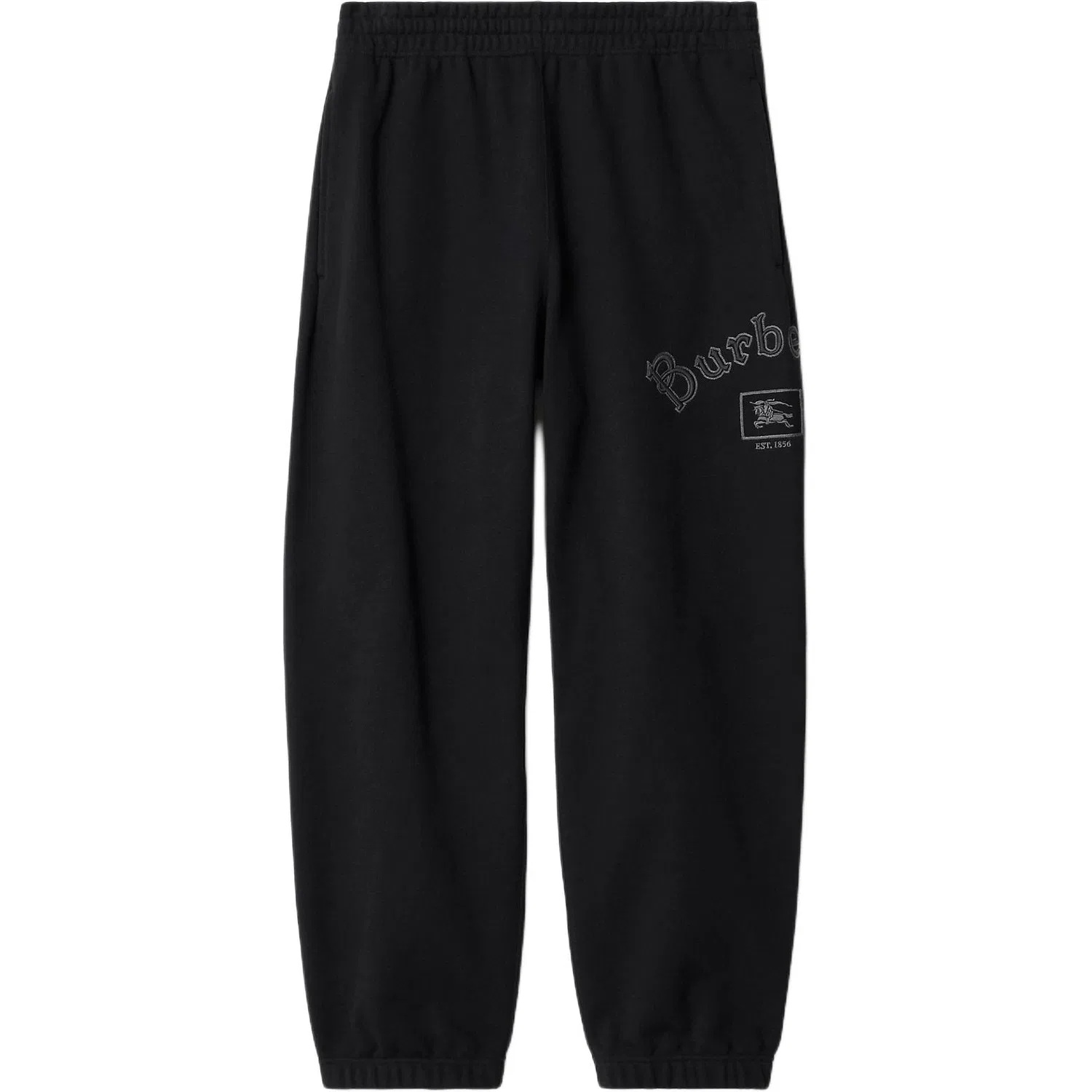 Мужские спортивные штаны с вышивкой Equestrian Knight Burberry, Black