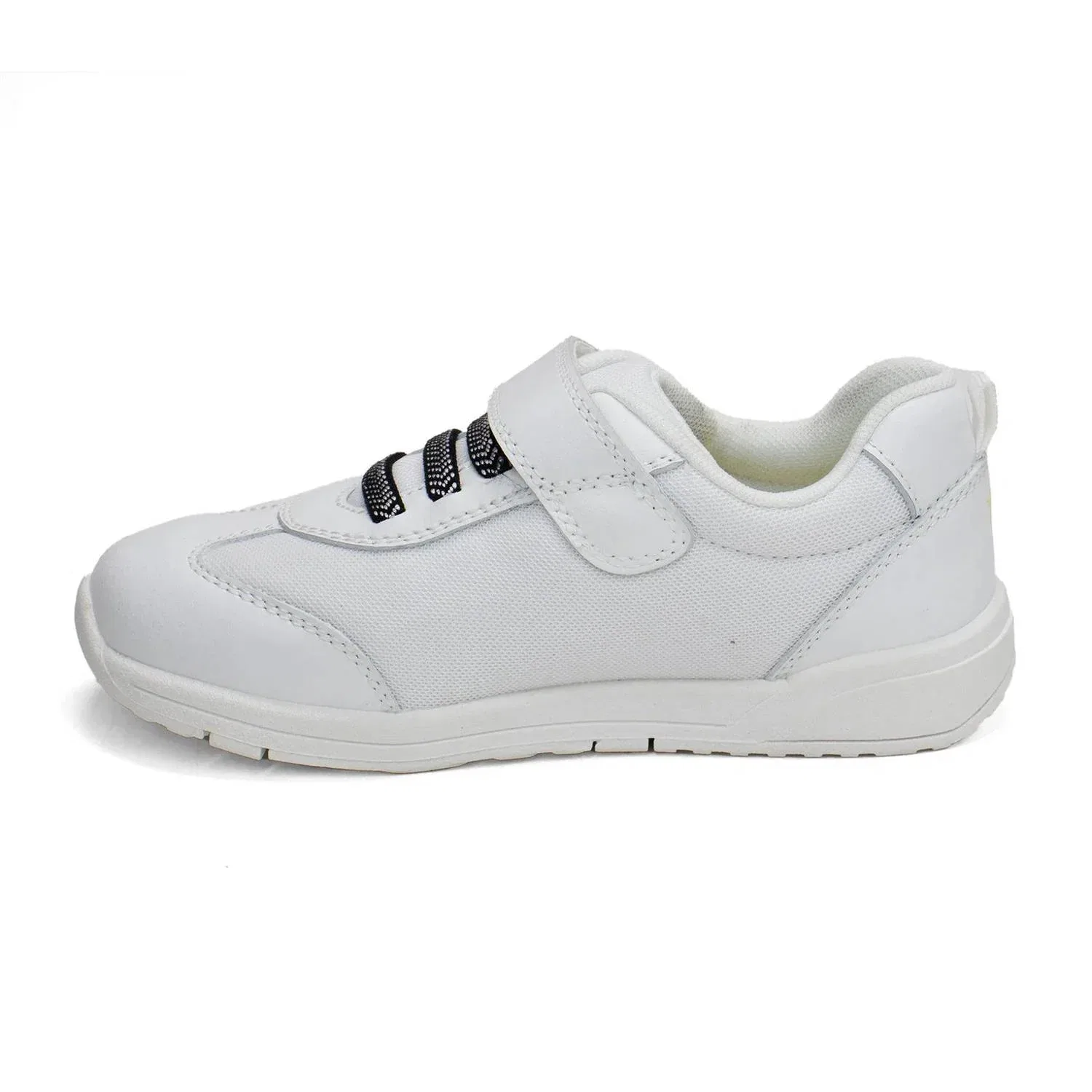Детские кожаные кроссовки низкие с принтом Game Face Low Top Old Soles, Snow — фото 2