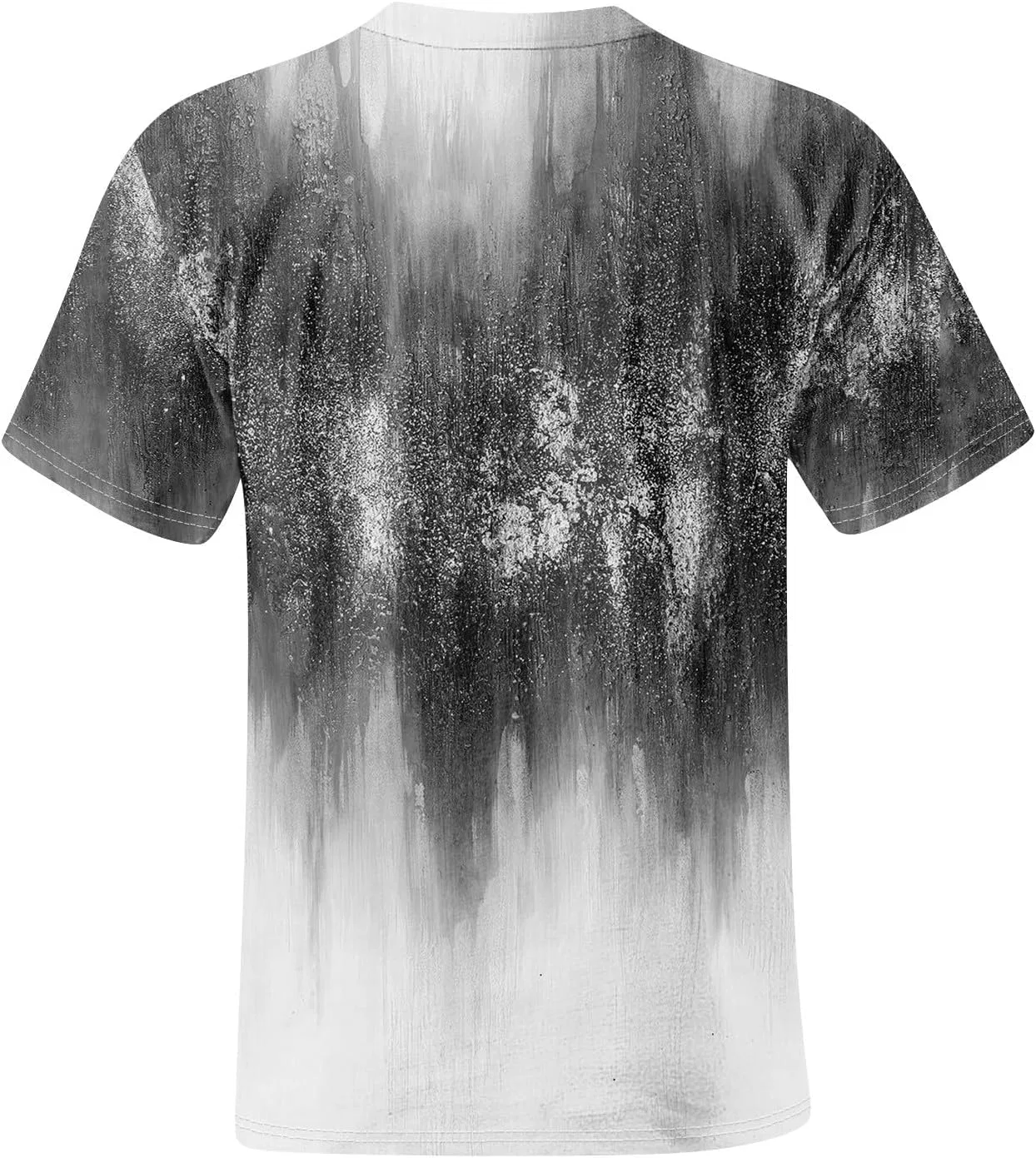 Мужская футболка с градиентом Graphic Crewneck T-Shirt, 4-dark Gray — фото 3