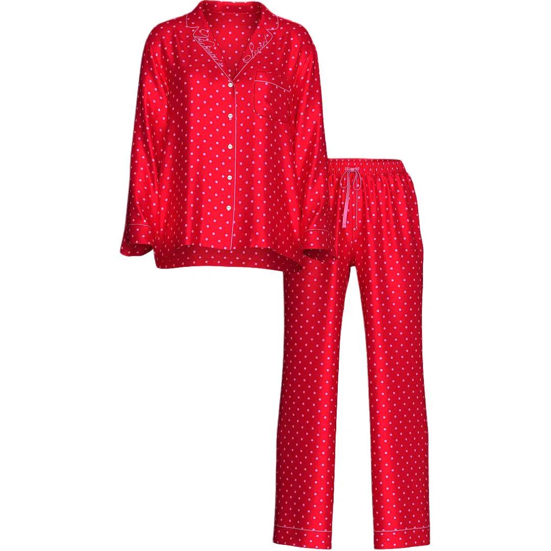 Женский комплект пижам Victoria's Secret Fashion Show Collection, Set (Red)