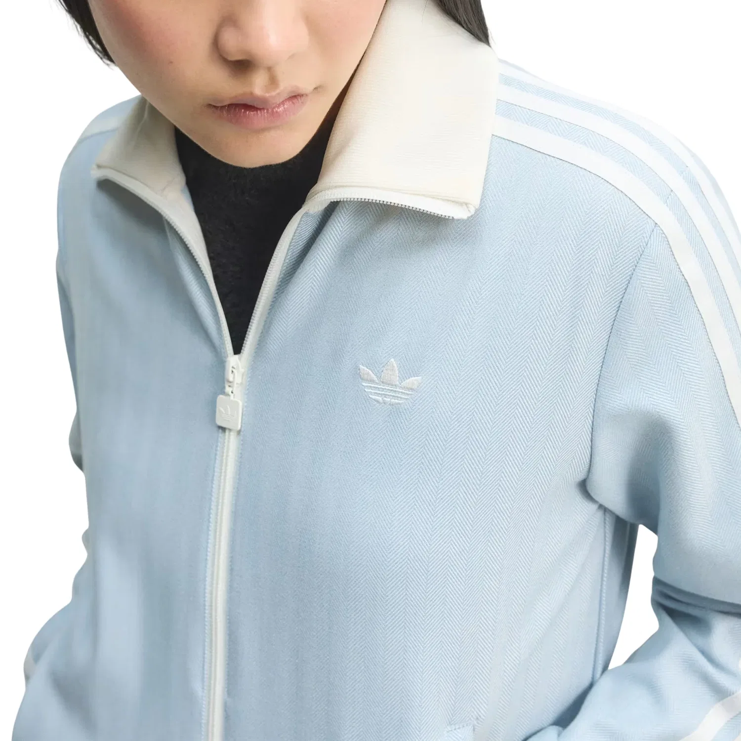 Женская куртка Track Top OG Tweed Jacket Asia Sizing 'Crystal Sky' adidas, Crystal Sky — фото 3