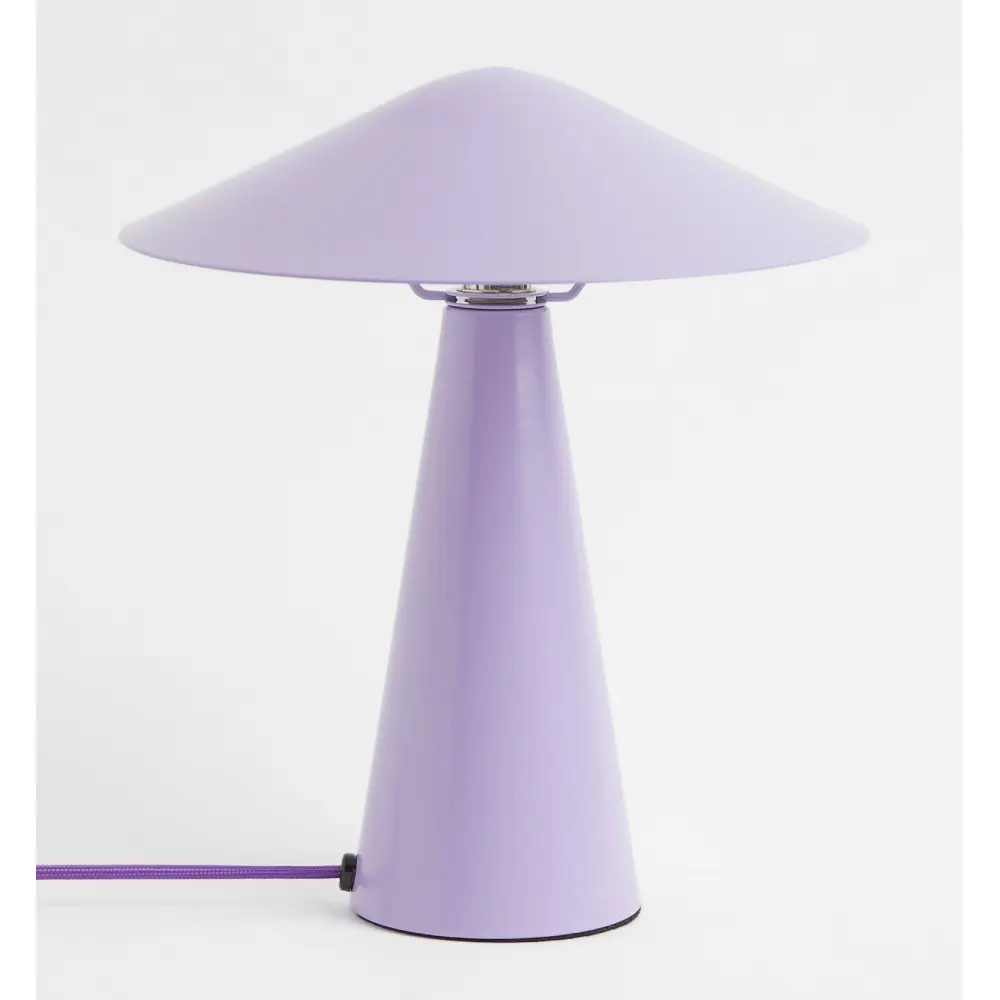 

Настольная лампа H&M Home Glass, светло-фиолетовый