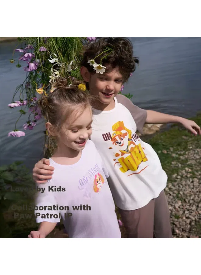 Комплект пижамы с коротким рукавом и бриджами Paw Patrol Aimer Kids, команда Щенячий патруль — фото 2