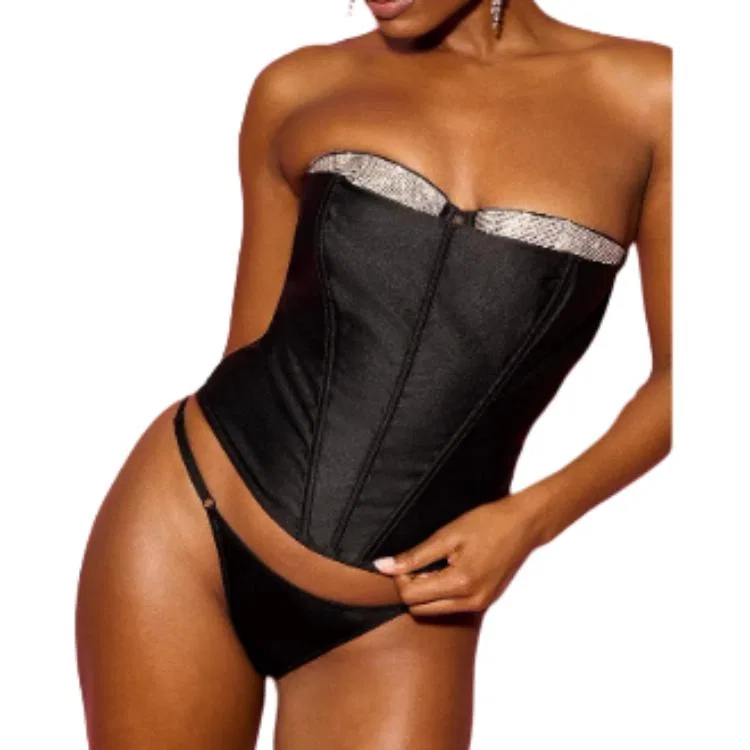 Женское корректирующее белье Victoria's Secret, Цвет Black — фото 4