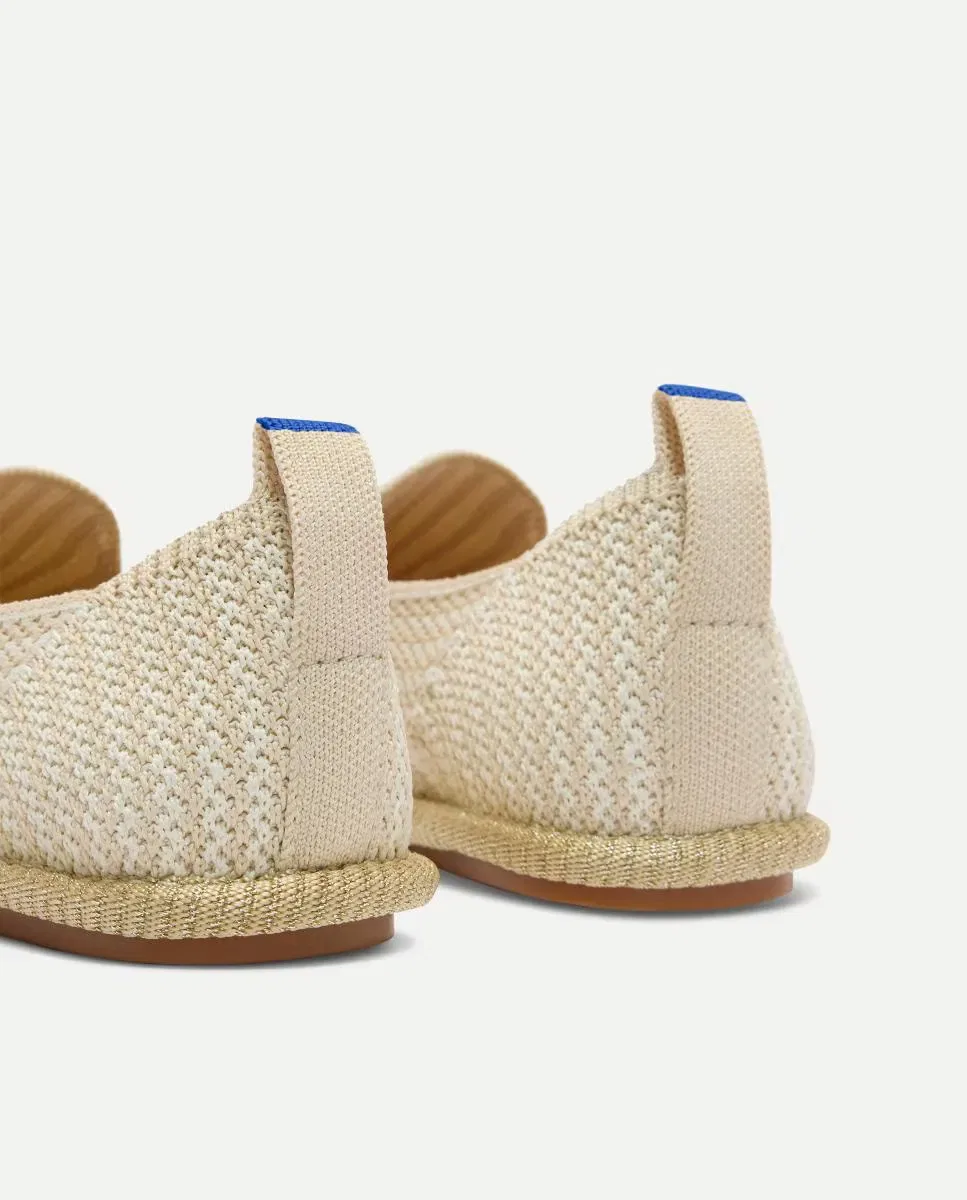 Детские туфли для девочек с гибкой подошвой Slipper Flexible Natural Rothy´s, Natural — фото 2