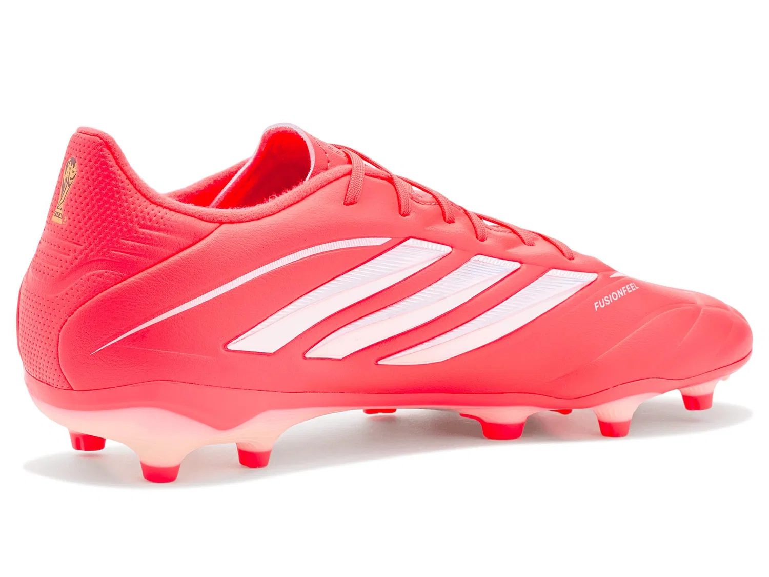 Бутсы Copa Pure Iv League Firm Ground (для маленьких и больших детей) Adidas Kids, Solar Turbo/Ivory/Core Black — фото 4
