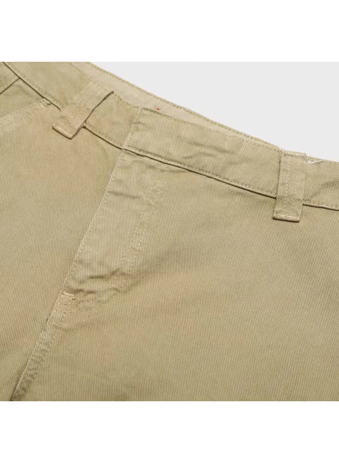 Джинсы прямые из чистого хлопка Zara, зеленый — фото 4